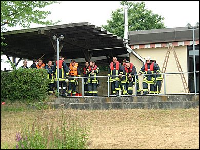 Wasserwacht Mainparksee Übung der Feuerwehren Juni 2014